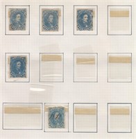 CSA Stamps #1 / 13Mint and Used collect CV $1500+
