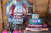Lot Of Board Games And Movies