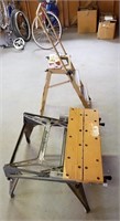 Lot Of 2 Workmate Style Work Stands