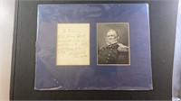 Winfield Scott 1864 Signed Letter and Engraving