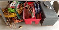 (2) Tool Boxes With Contents, Power Cords & More