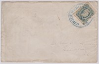 CSA Stamp Cover #12 tied by blue Greensboro NC CDS