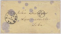 CSA Stampless Cover 1861 (July 1st) with Richmond