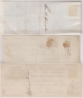 US Revenue Stamps on 15+ documents, Civil War era