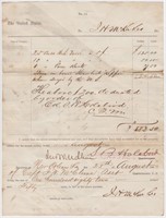 Civil War Quartermaster Purchase Order - 8/25/1863