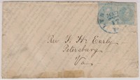 CSA Stamp #6 Pair tied on Adversity Cover (envelop