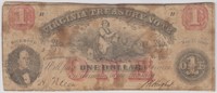 VA Obsolete Currency $1 Treasury Note VT03-12 Civi