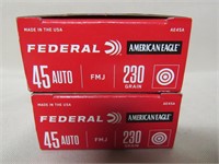 100 Rounds Federal 45 ACP