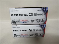 100 Rounds Federal 45ACP
