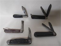5 Folding Knives, Camco, Camillus, Others