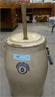 LARGE 5 GALLON CHURN WITH DASHER