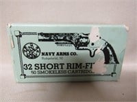 50 Rounds Navy Arms 32 Short R.F.