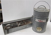 Igloo Cooler, Traps, Tool Box