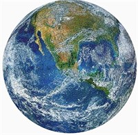 New Earth Jigsaw Puzzles 1000 Pieces, Large Round