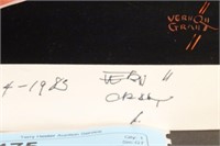 VERNON GRANT AUTOGRAPHED CARD OF SANTA CLAUS