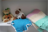 Knitted Baby Blankets & Bears