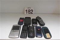 Lot of  Vintage Cell Phones