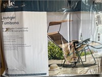 Zero gravity chair with sun shade