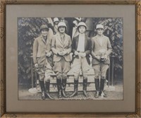 19th C. Photograph, Portrait of Equestrian Team