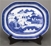 Mottahedeh "Blue Canton" Porcelain Platter