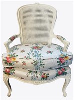 French Provincial Cane Back Chair