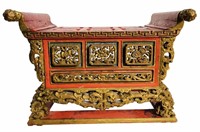 Ornate Chinese Wood Altar