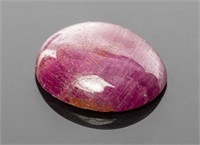 12.8 Ct. Loose Round Cabochon-Cut Ruby