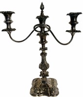 Exquisite Silverplate Candelabra