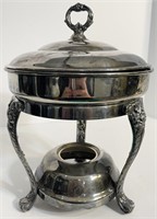 English Silver Mfg Corp Silverplate Chafing Dish