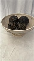 Lot of home decor Bowl and balls