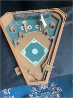 Vintage baseball pinball game 22" x 19"