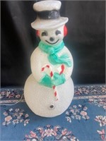Frosty the snowman, lighted 40"h x 20"w x 18" d