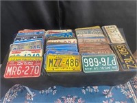 license plates 1970s 92 pc