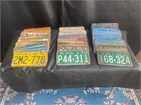 license plates 79pc 60s & 70s MO