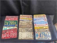 license plates misc states 34 pc