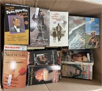 Box Lot of Popular Title VHS Movies