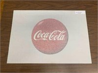 Six Coke Vinyl Logos 21" x 15"  Lot 16