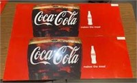 Coke Lighted Merch Logos  43" x 15" Lot  23