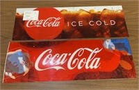 Coke Lighted Merch Logos  29.5" x 9.5" Lot  25
