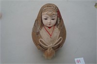 Japanese Wooden Doll Kimono Traditional Craft
