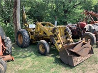 CASE-420 LOADER BACKHOE W/5TOOTH REAR BUCKET AND