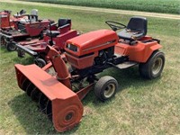 ARIENS GT16 UTILITY TRACTOR W/FRONT MT, BLOWER