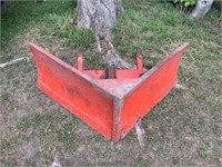 FRONT MT. V PLOW FOR YARD TRACTOR