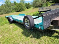 approx 30ft x 5ft tandem homemade trailer