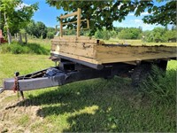 12x8ft hydraulic dump trailer