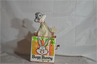VINTAGE 1962 BUGS BUNNY MUSIC BOX, EARS MESSED UP