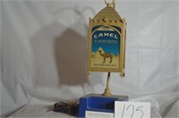 CAMEL BATTERY OP LAMP 19.5 TALL