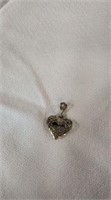 Sterling heart charm