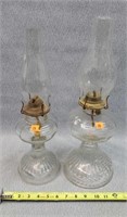 2-Vintage Kerosene Lamps