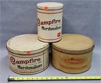 3-Campfire Marshmallows Tins